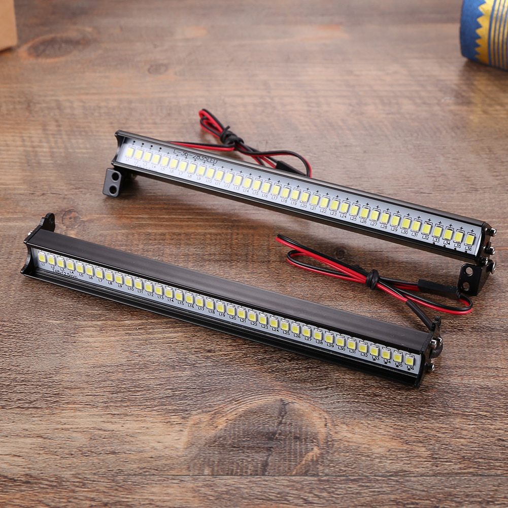 RC Auto Dach Lampe 148mm 36 LED Licht Bar für Traxxas Trx4 axial SCX10 90046 90060 SCX24 1/10 RC crawle