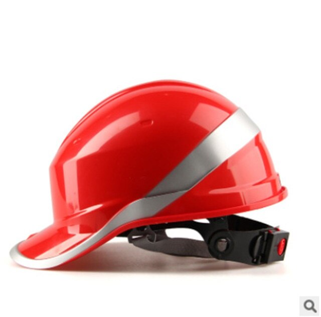Hård hat, beskyttelseshætte, arbejdshætte, isoleringsområde, abs med fosforstrimmel, ødelæggelsessted, isoleringsbeskyttelse, hjelm, b: Rojo