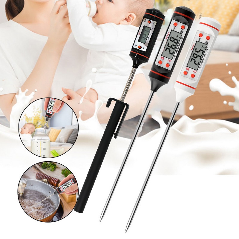 Food Termometer Digital Thermometer For Water Kitchen Cooking Meat Milk Food Temperature Sensor Meat Probe Kitchen Tools
