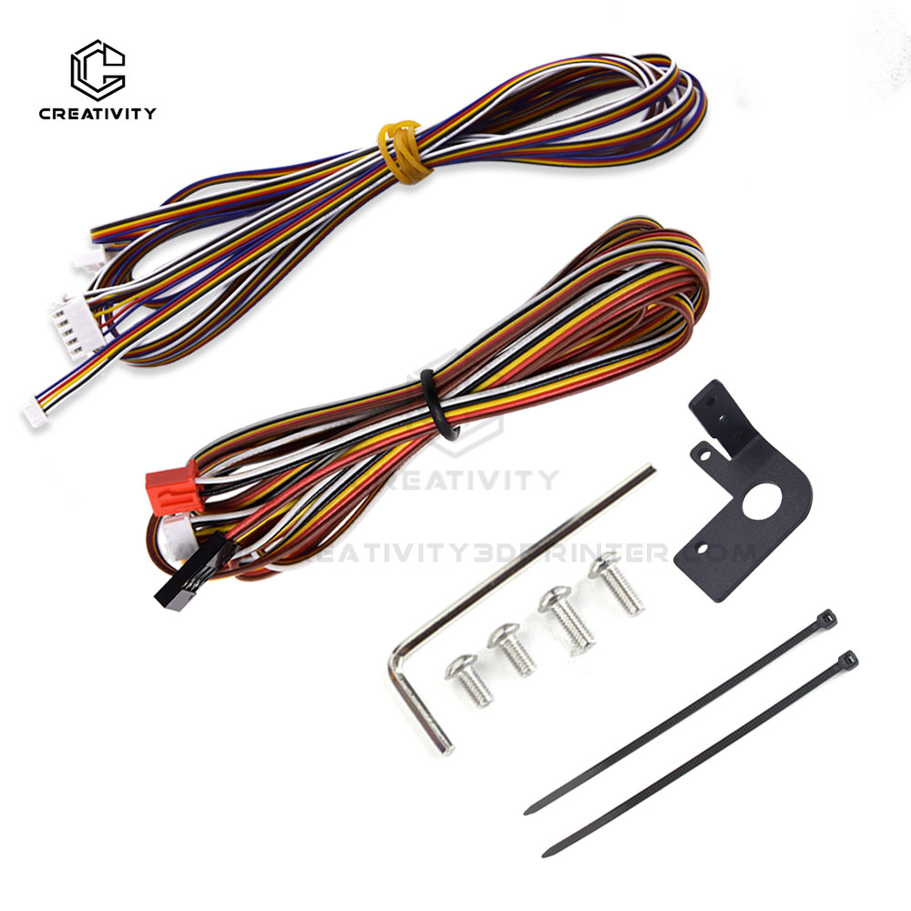CR Touch BL Touch Cable Extension Cable +Mount For CR 10 Ender-3 Screws Wrench Normal Controller Board Printer Connection Kit: GRAY
