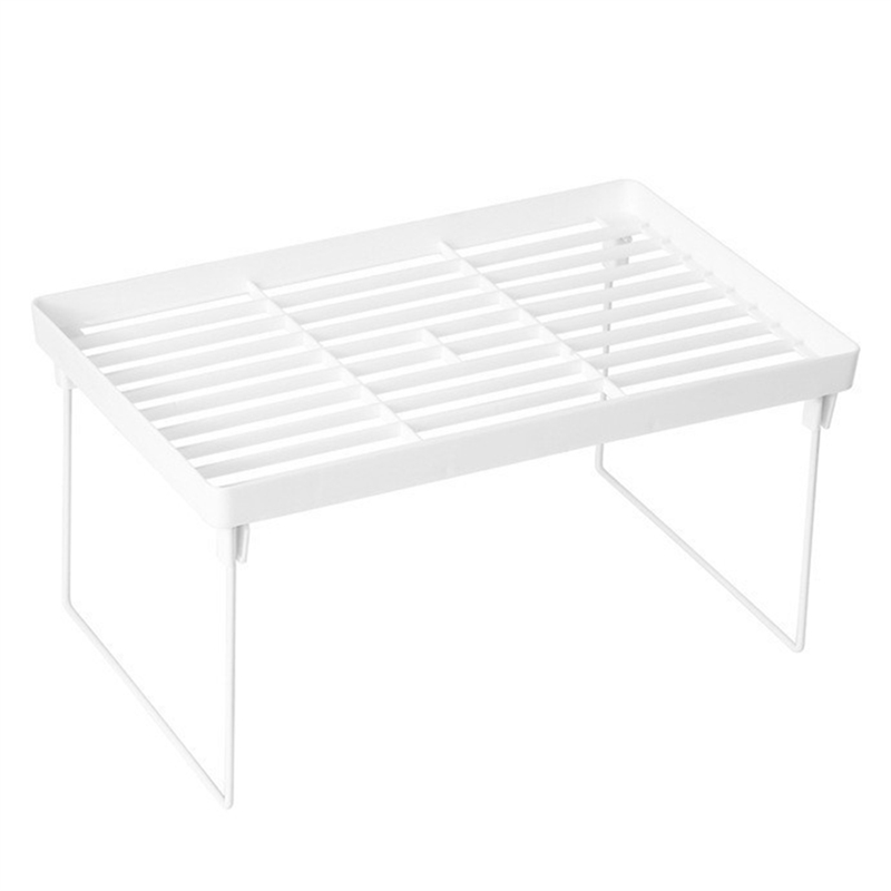 A69ecloset Storage Rack Foldable Shelf Spice Rack Desktop Storage Rack Plastic Storage Rack