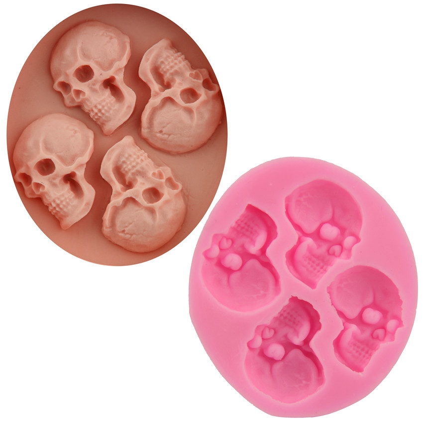Halloween kallo silikonimuotti suklaamousse sokeri diy leivontamuotti