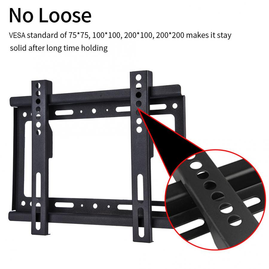 Smart Tilting TV Wall Mount Bracket for tilting TVs 14-40 inch LCD / LED TVs up to 55 Load capacity LBS TV Wall Mount Bracket