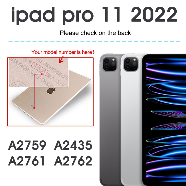 Clear Case For ipad pro 11 7th 8th 9th 10.2 generation 10’2 mini 6 5 9.7 air 1 3 10.5 Air 4 10.9 case cover funda: iPad pro 12.9 / ROSE RED