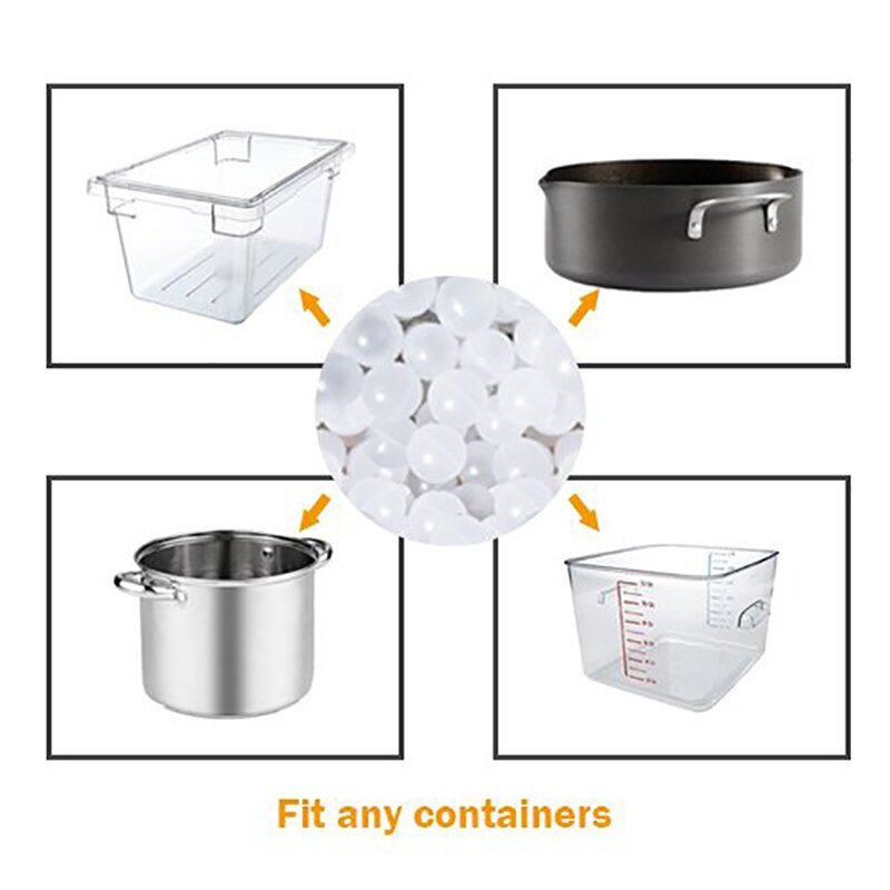 Sous Vide Kochen Kugeln BPA FREI 20mm 250 Bälle mit Netz Trocknende Tasche für Anova Joule Herde Wasser Bad kochen und Sous Vide Co