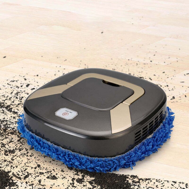 Intelligent Automatic Mopping Robot USB Charging Mute Vacuum Cleaner Dust Cleaning Sweeping Robot for Dry / Wet Floors Carpet