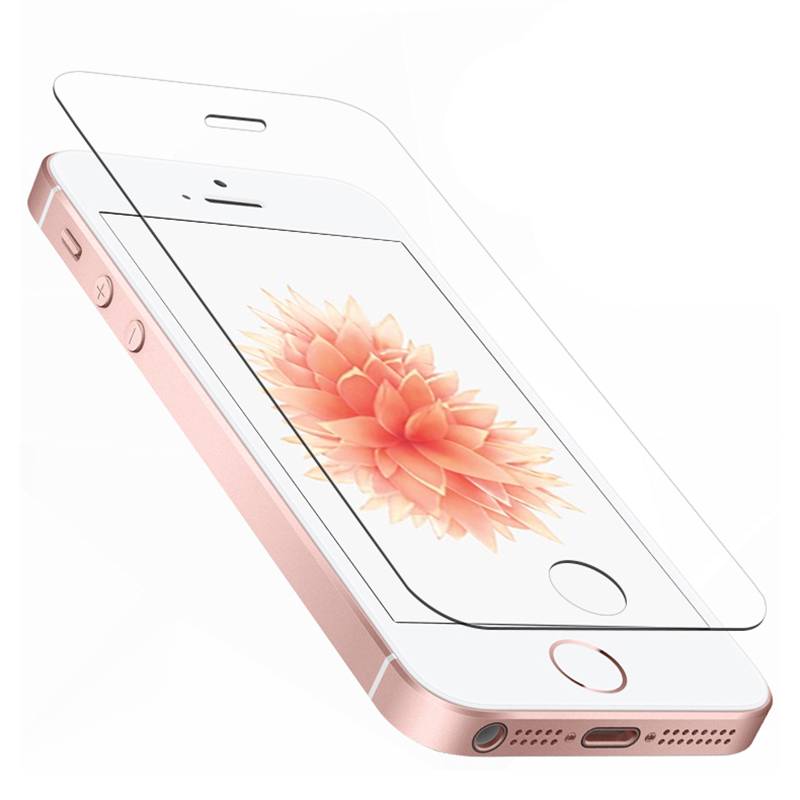 Protecteur d'écran pour Apple iPhone 4 4s SE 5 5s 5c HD, 2/4 pièces, verre trempé