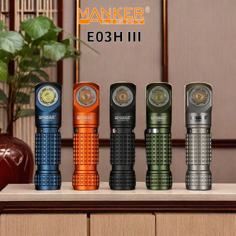 Manker E03H III 1200 lumen 14500 / AA-koplamp
