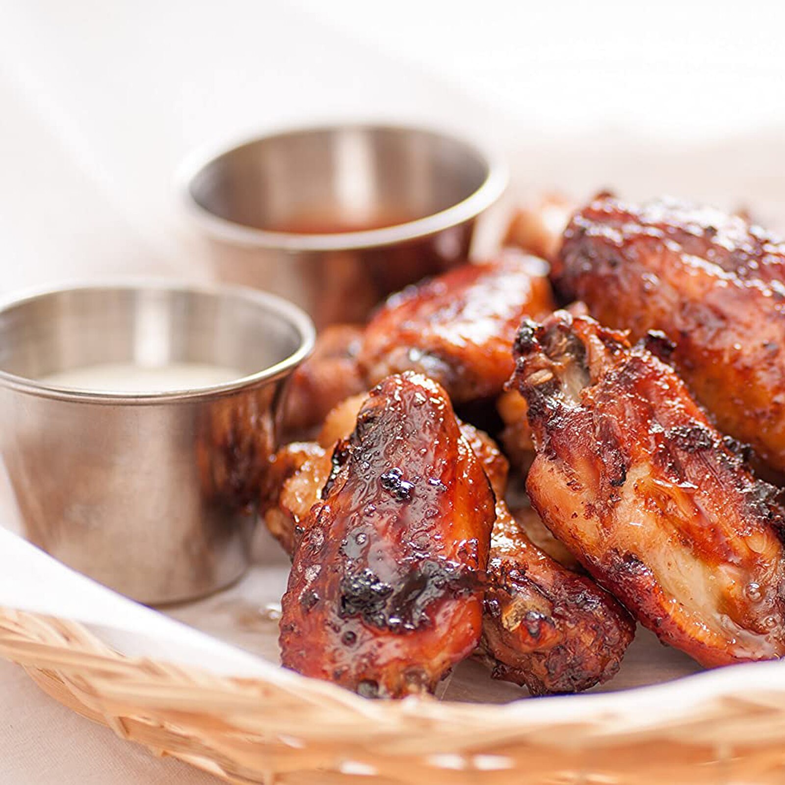 Sauce Pots Serving Dishes Storage Cup Condiment container Ramekin for Bar Condiment Commercial Grad for Kitchen Stainless Steel