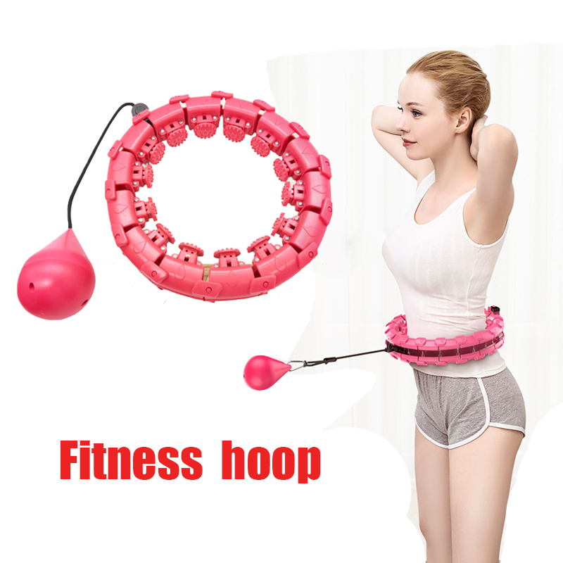Fitness esporte inteligente aro de partícula massagem cintura fina ajustável exercício ginásio círculo anel equipamentos fitness cintura fácil fitness