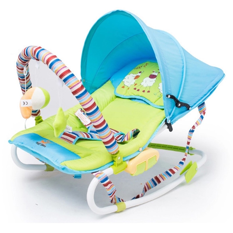Multi-fonction bébé bascule videur -né enfant en bas âge musique dormir bébé balançoire chaise avec musique 0-18month