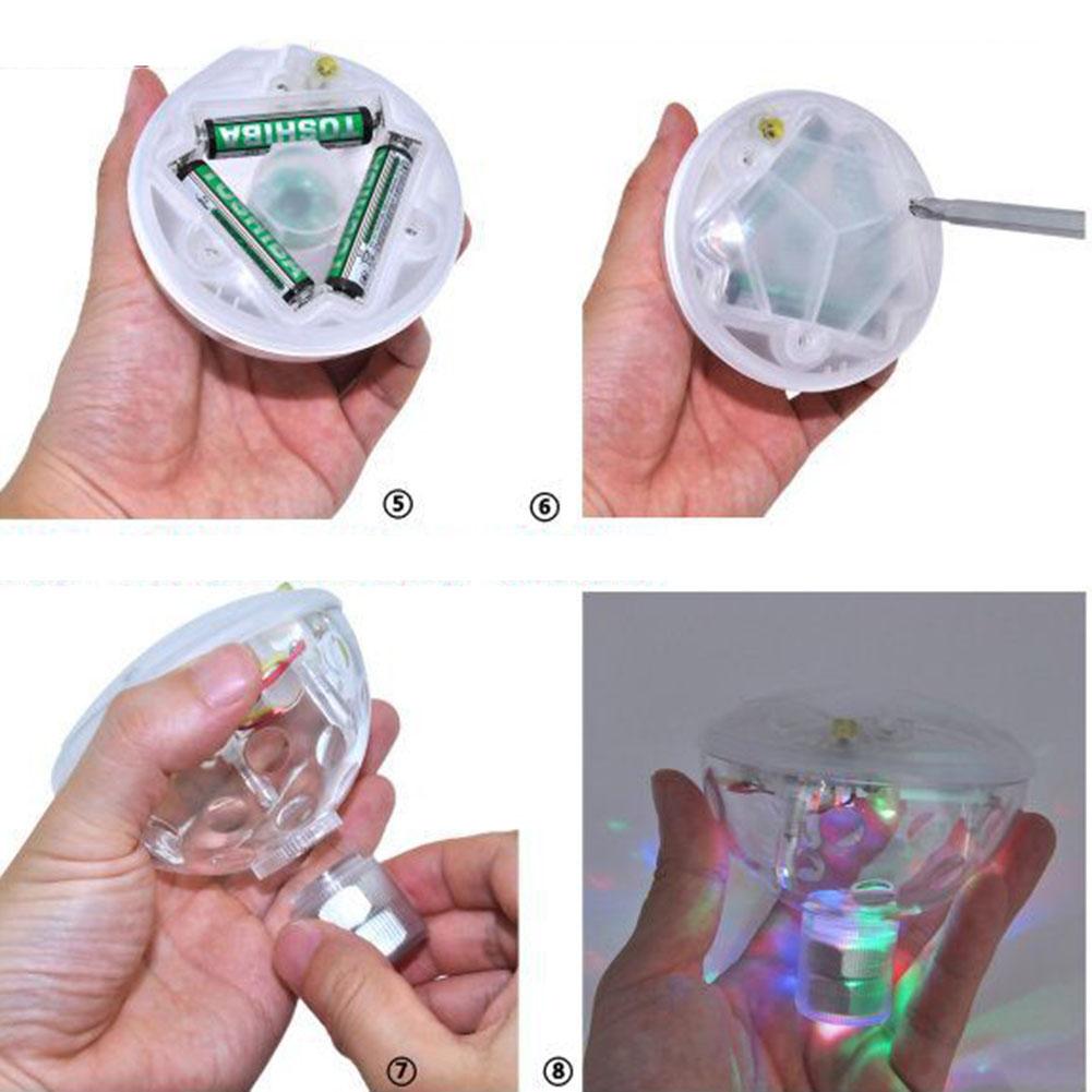 Underwater LED light Solar Water Floating Light Solar Pool Automatic Color Changing Light Solar Pond LED Light #CW