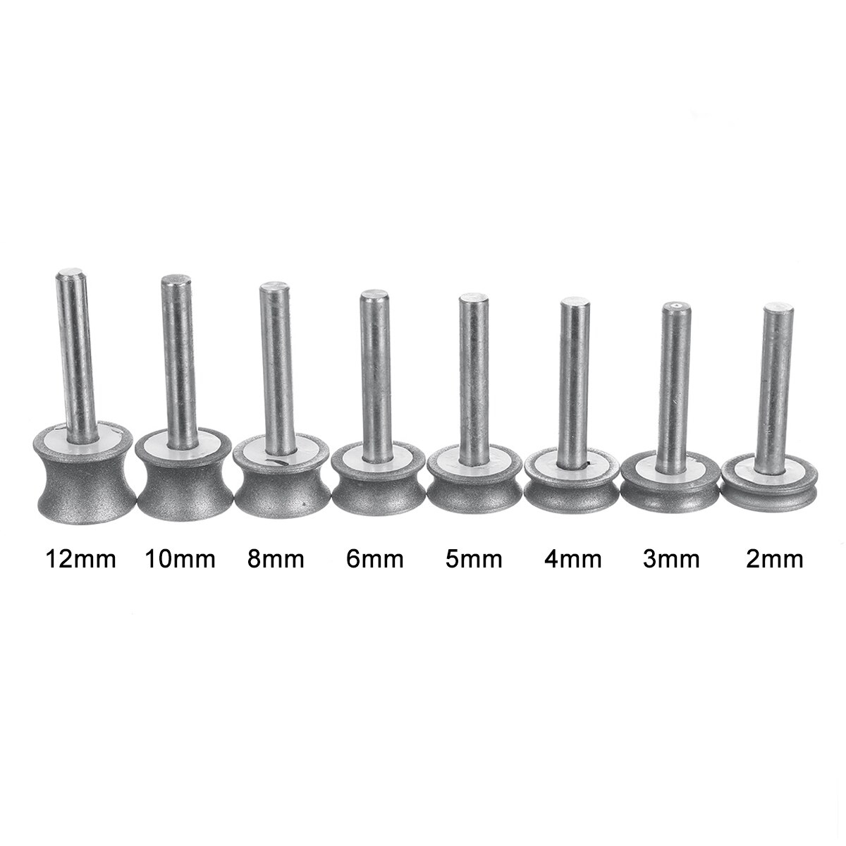 3-12Mm Diamant Slijpschijf Diamant Slijpschijf Slijpschijf Voor Glas Vliegtuig Rechte Rand Afschuining 6Mm schacht