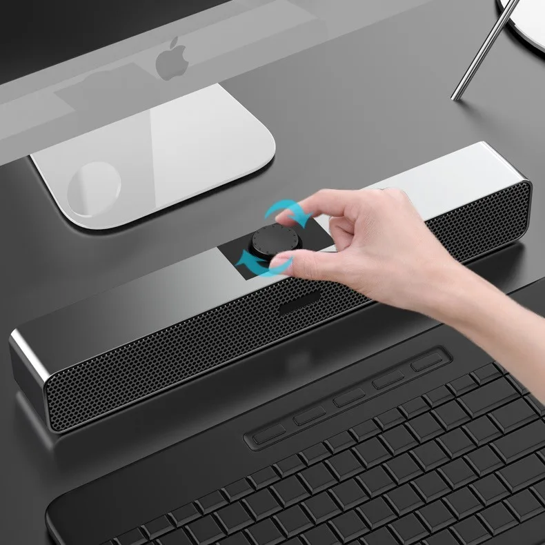 Schreibtisch Laptop Bluetooth Lautsprecher USB Lange Bar Drahtlose Bluetooth Verdrahtete Klang Universal- Heimgebrauch Bass Kanone Motorrad Klang Sys