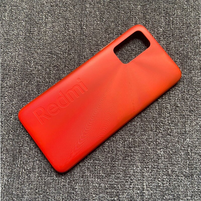 Batterij Cover Voor Xiaomi Redmi 9T Terug Glas Panel Achterdeur Behuizing Case 6.53 Inch J19S M2010J19SG M2010J19SY: orange