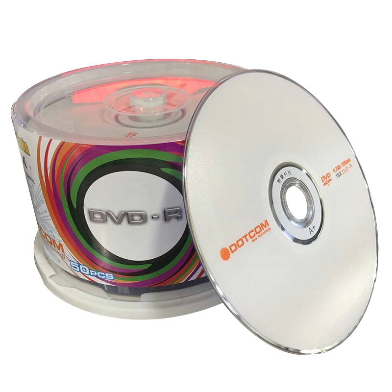 50Pcs Dvd Drives Blank DVD-R Cd Schijven 4.7Gb 16X Bluray Recordable Media Compact Eenmaal Data Opslag Lege dvd-schijven