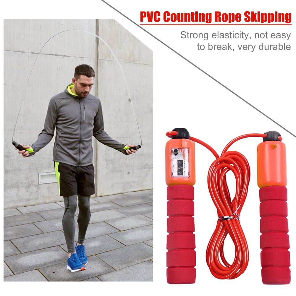 Jump Rope Trainers 2.5m Sports Exercise Adjustable Jump Rope with Cou... – Vicedeal