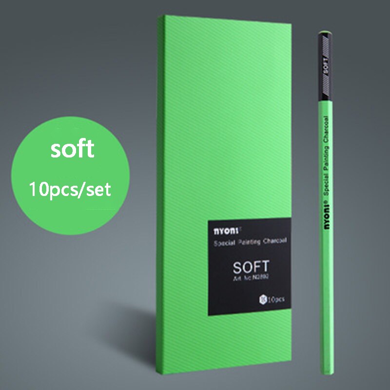 12pcs Sketching Charcoal Pencil Drawing Carbon Pencil Set Soft /Medium/Hard Charcoal Pencils Art Supplies: 8