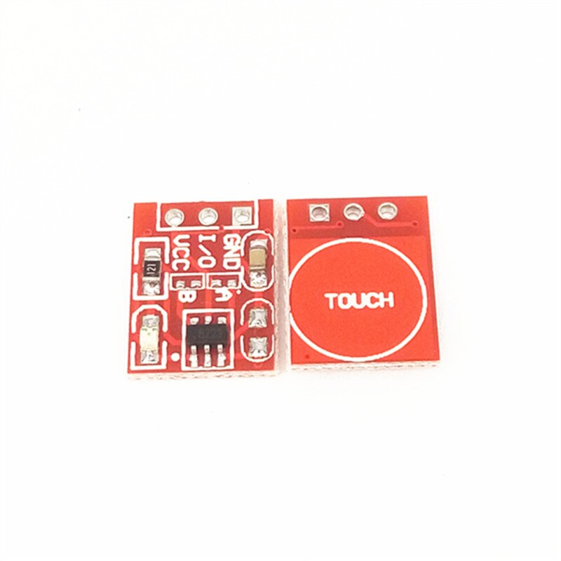 10pcs/lot TTP223 Touch key module Self locking point move Capacitive switch Single road reconstruction For arduino