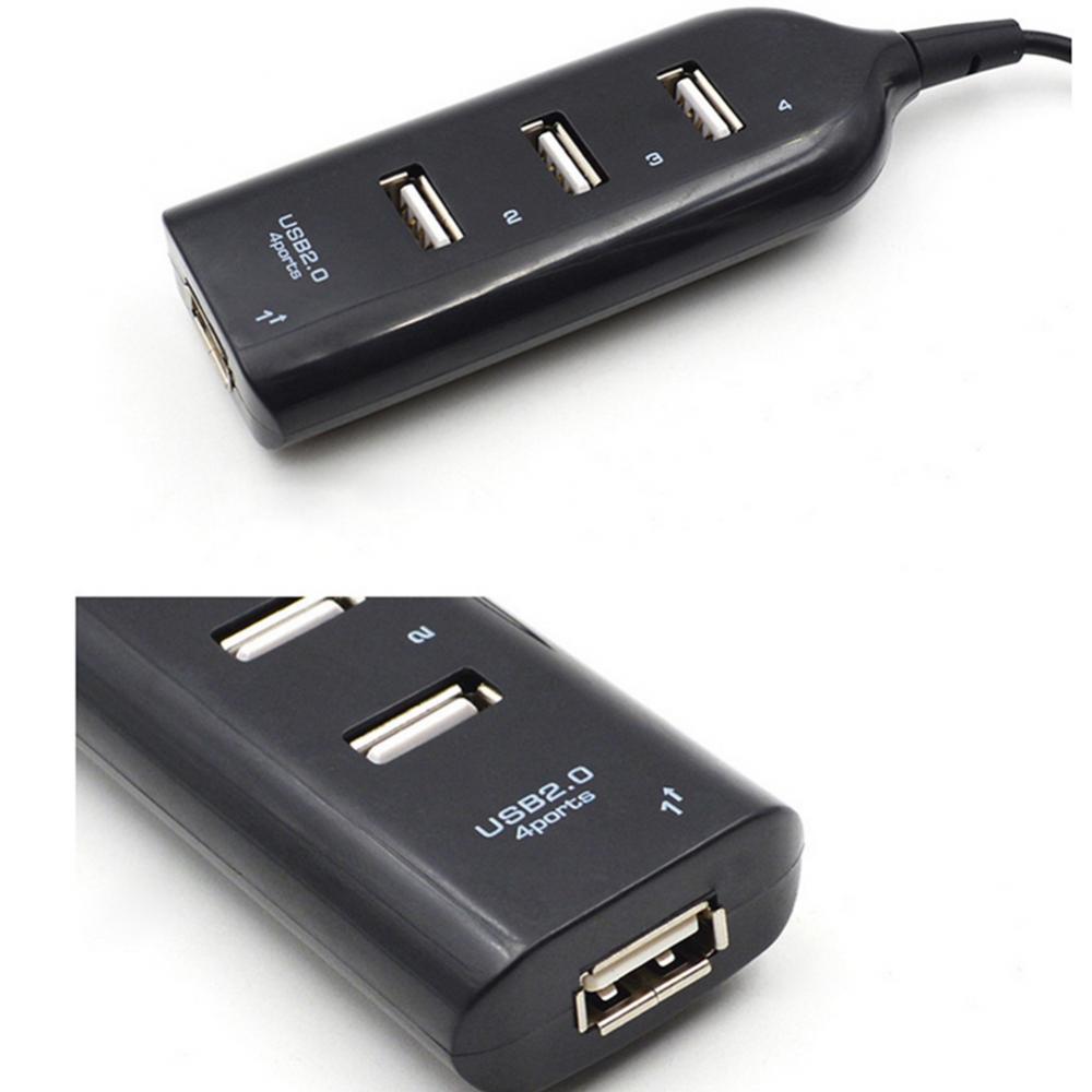 Mini koncentrator USB Multi 4 Port wysokiej prędkości USB2.0 rozdzielacz przenośny Adapter OTG do Macbook komputer Laptop akcesoria do tabletów