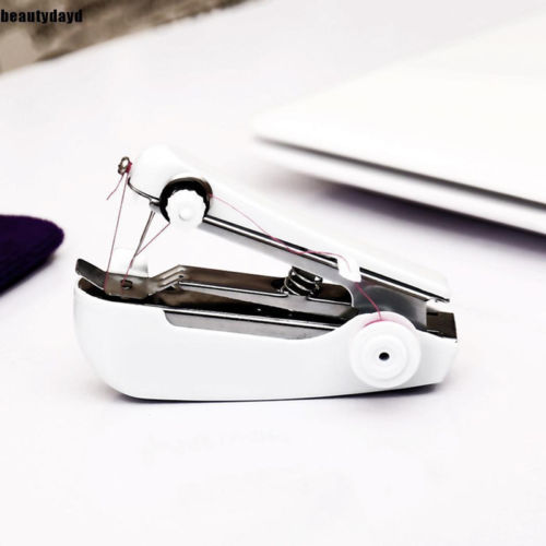 Portable Mini Hand Held Sewing Machine Small Compact Child Easy Stitcher
