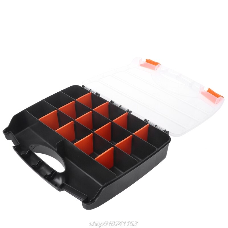 Plastic Hand Tool Storage Case Spanner Screwdriver Parts Hardware Organizer Box N09 20