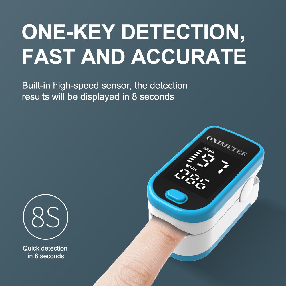 Digital Pulse Oximeter Finger OLED Pulse Oximetre Display oximeter a finger Heart Rate Monitor Saturation Oxygen pulsoksymetr