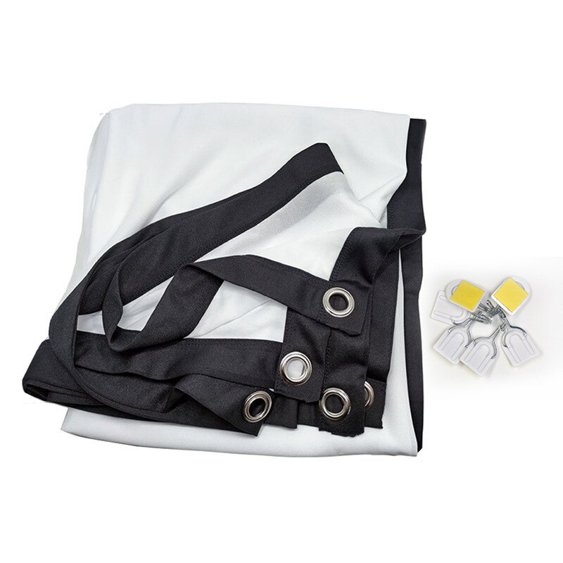 Portable Foldable Projector Screen 16:9 HD Outdoor Indoor Home Cinema Theater 3D Movie QJY99