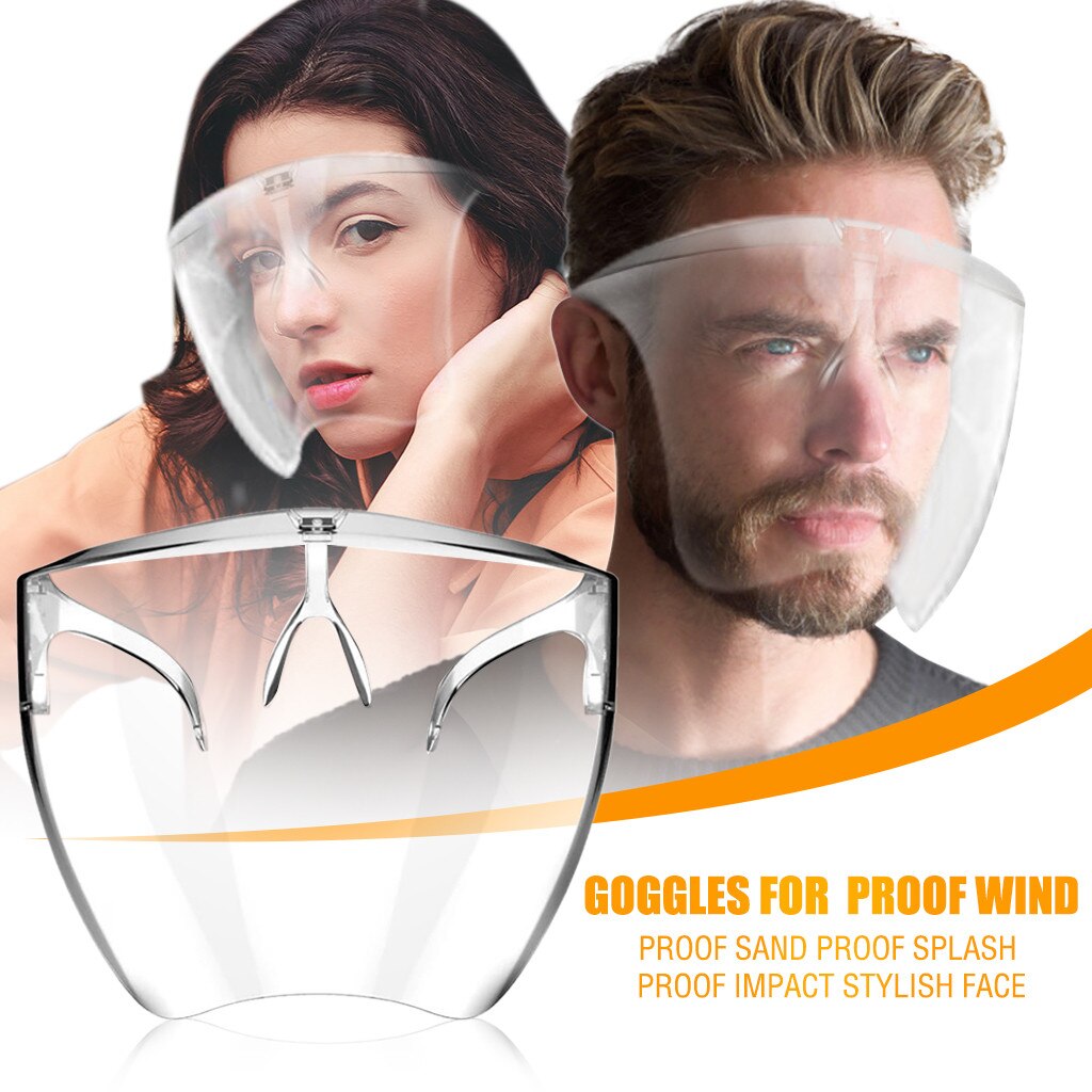1Pcs Mannen En Vrouwen Bril Zwembril Veiligheid Waterdichte Masker Gezicht Shield Voor Volwassenen Met Bril Fietsen masker