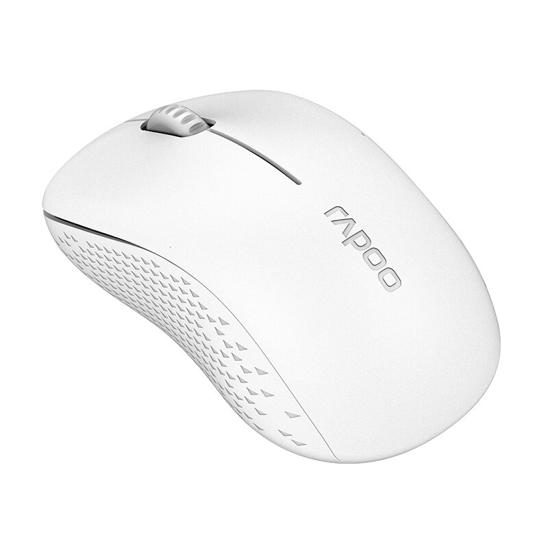 Rapoo M160G multi-mode cichy bezprzewodowy przełącznik myszy 3 urządzenia z 1300DPI Bluetooth 3.0/4.0 RF 2.4GHz na komputer Laptop: WHITE