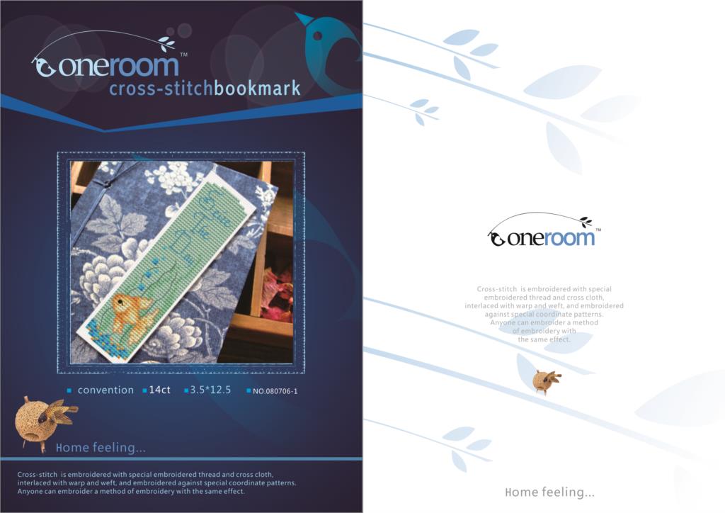 DIY Craft Stich Cross Stitch Bookmark Christmas Plastic Fabric Needlework Embroidery Crafts Counted Cross-Stitching