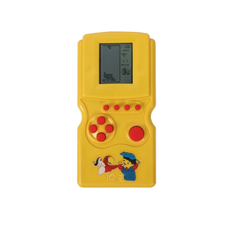 Giocattoli educativi Mini macchina da gioco portatile retrò classica macchina da gioco portatile per bambini giocattoli per regali per ragazzi: yellow