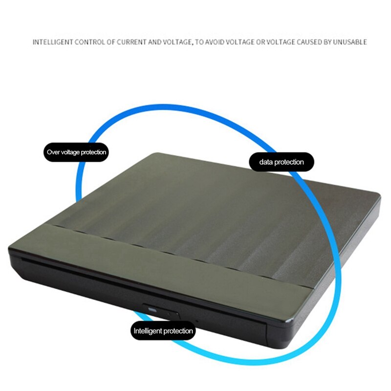 TYPE-C USB3.0 Dual Interface External DVD Burning Drive