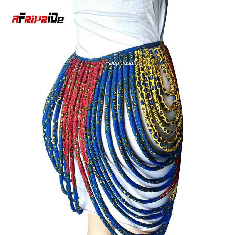 Collares con Varias correas de Ankara, accesorios de , de joyería, collar con estampado de tela Afircan, chal SP002