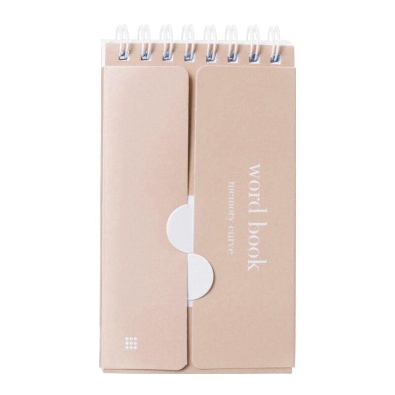 Mini carnet de Notes en spirale, livre de mots anglais, carnet de poche, Notes d&#39;écriture, 85DD, 87 feuilles: Coffee