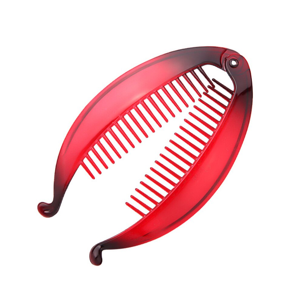 Grote Maat Vis Vorm Haar Clips Paardenstaart Houder Voor Vrouwen Meisjes Banaan Clips Krabben Klauwen Haar Styling Accessoires