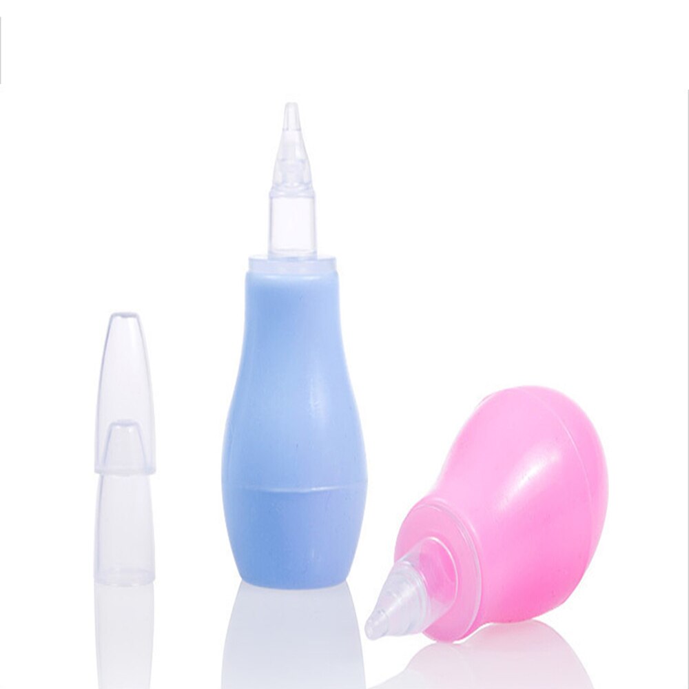 Aspirador Nasal de silicona para bebés recién nacidos, aspirador Nasal de succión al vacío, herramienta de diagnóstico para el cuidado del bebé, ventosa