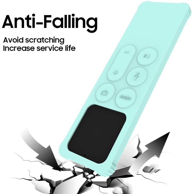 Siliconen Beschermhoes Skin Voor Apple Tv Box 4K 5TH Afstandsbediening Bescherm Case