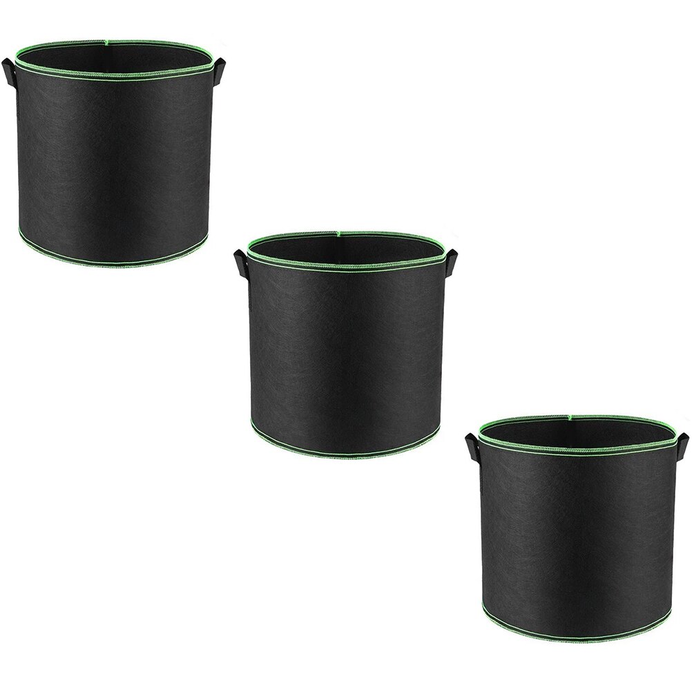 3 Pcs Planten Zakken Fijne Unieke Plant Opslag Pouch Non-woven Planten Zakken Plantaardige Tassen Tuin Planten Pouch