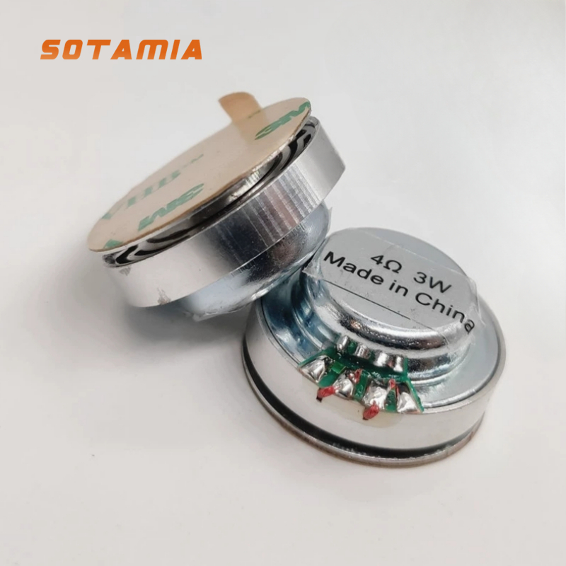 Sotamia 2 st 26mm minihögtalare 4 8 ohm 3w resonanshögtalare vibrationshögtalare ljud musik gör-det-själv hjälmljud gitarrguide