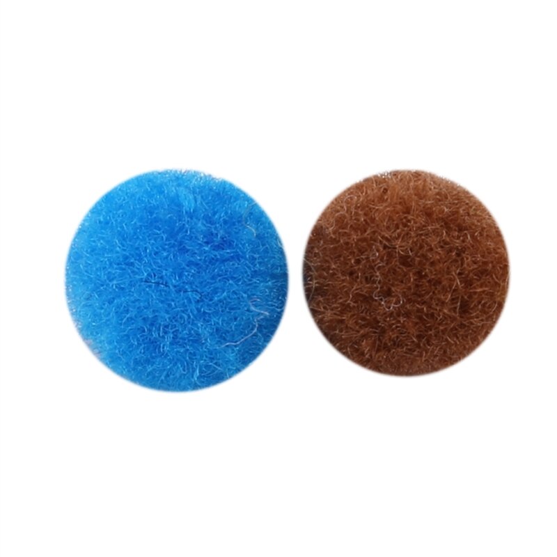 Large Medium Small Color Wool Ball Boy Girls Toys Kindergarten DIY Handmade Materials Plush Stick Pompoms Toy