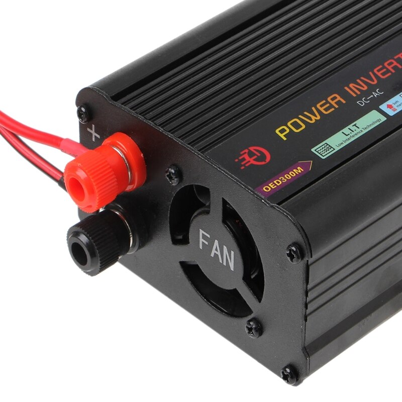 300w power inverter konverter  dc 12v to 220v ac biler inverter med bil adapter