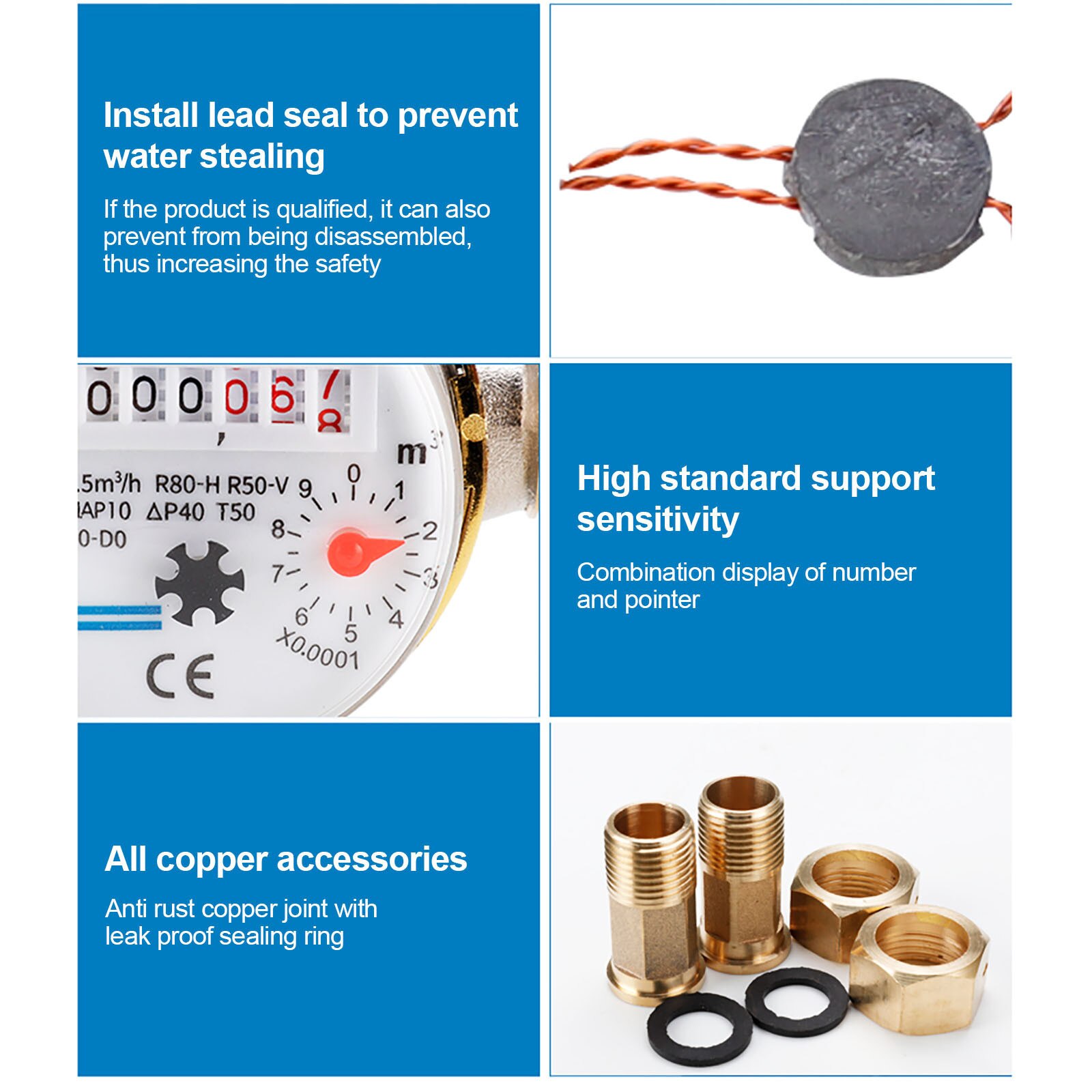 Intelligente Watermeter Huishoudelijke Mechanische... – Vicedeal