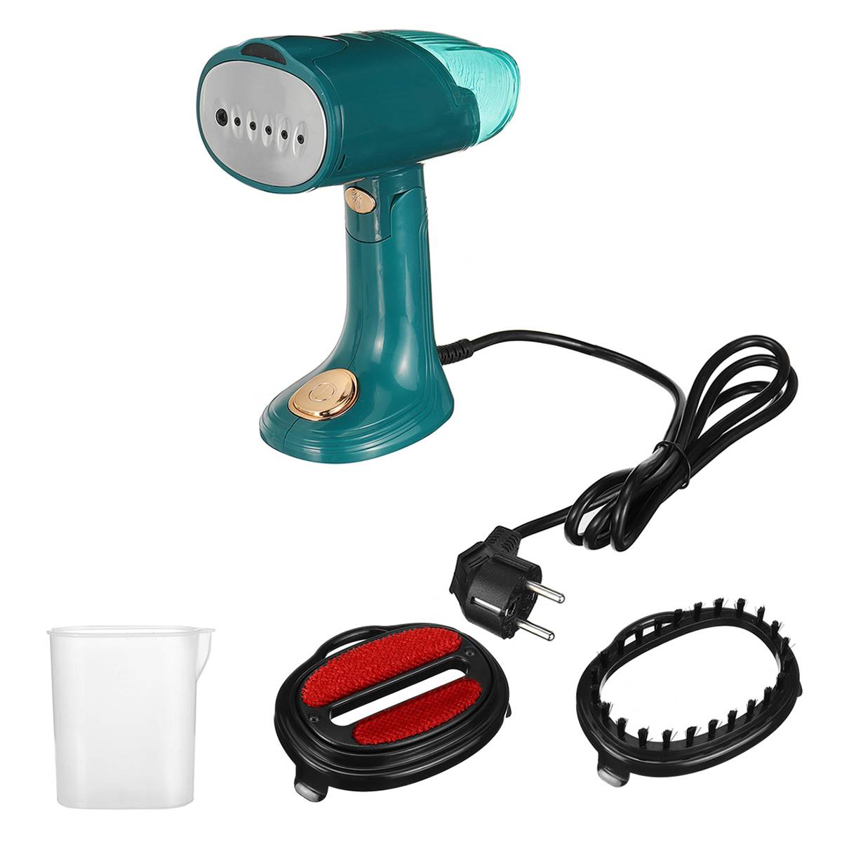 Handheld Garment Steamer 1500W Household Fabric Steam Iron 120ml Mini Portable Horizontal Vertical Fast-Heat For Clothes Ironing: with accessories