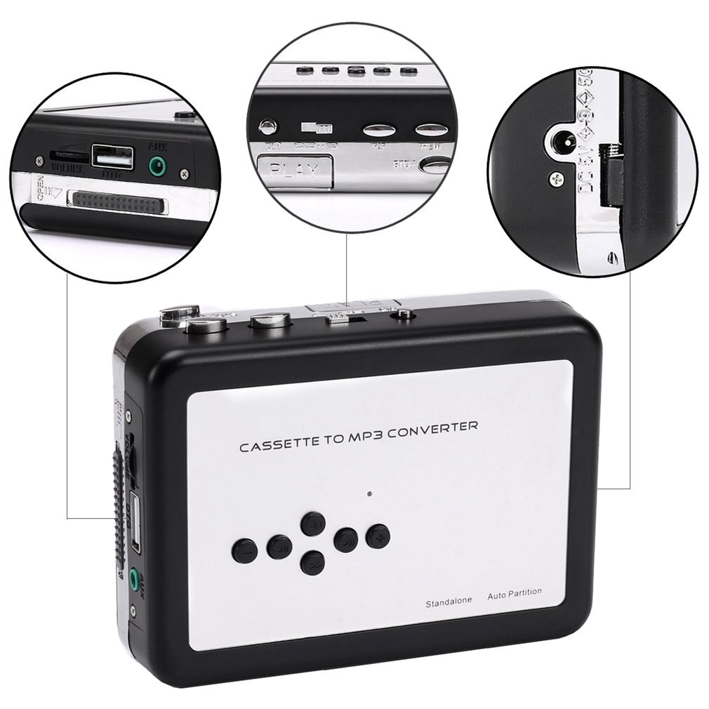 Kassette Band Player Konvertieren zu MP3 WAV Converter Kassette Zu USB-U Disk Audio Captuer Musik Player