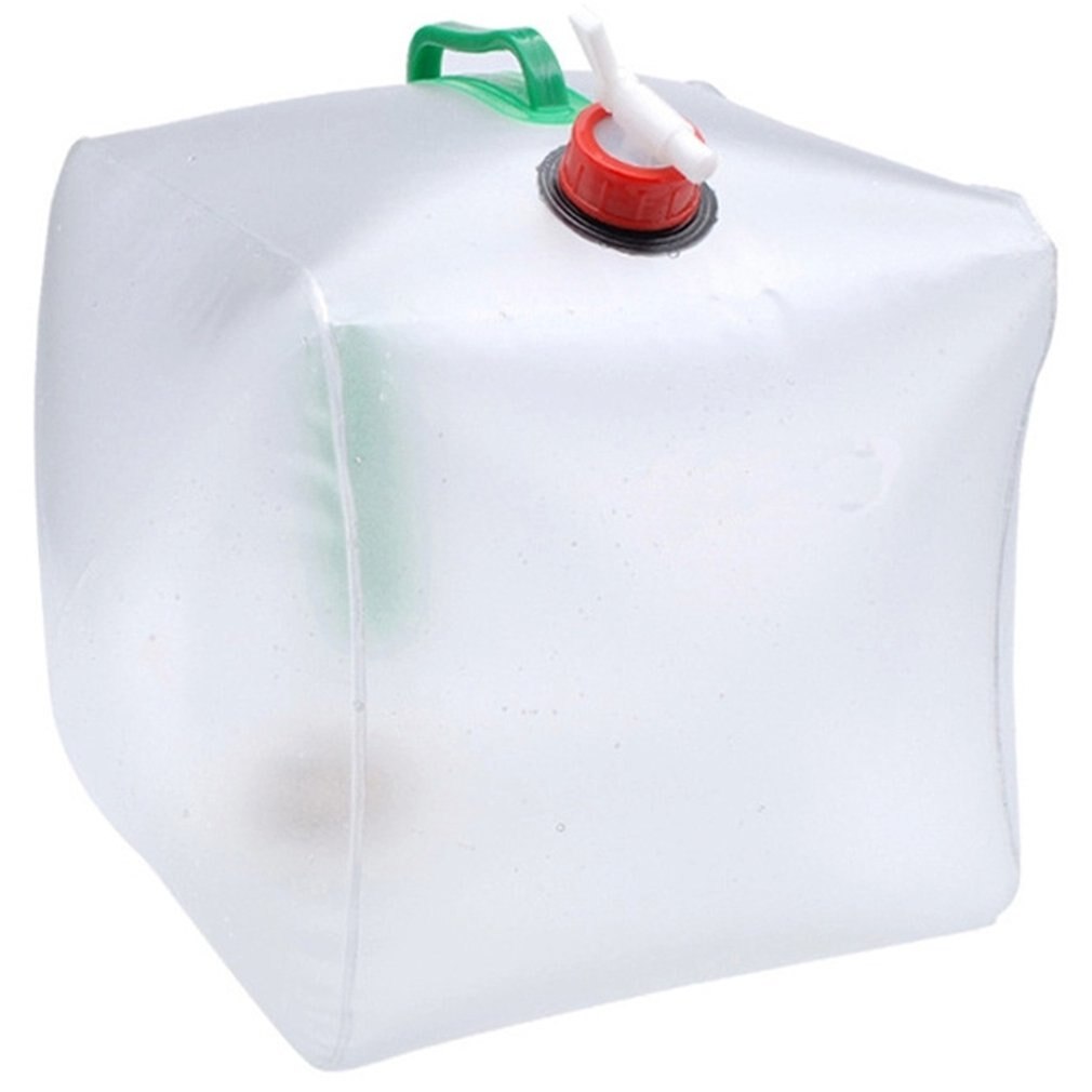 Bolsa plegable de 20l para agua y bebidas, deportes al aire libre, CAMPAMENTO, senderismo, viaje, recipiente para almacenamiento de agua, portador de bebidas