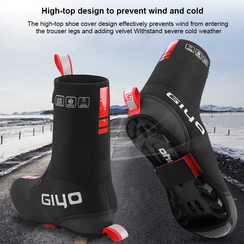 Cubierta de calzado deportivo para ciclismo, cubrezapatos térmicos de neopreno, para invierno