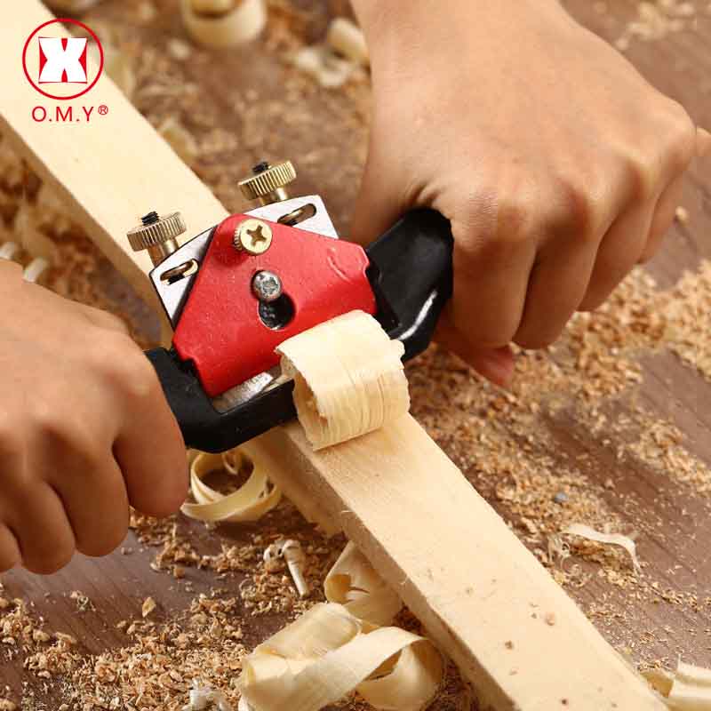O.M.Y Adjustable Woodworking Hand Planer 9"/210mm Screw Planer Shave Wood Cutting Edge For Carpenter Manual Hand Tools