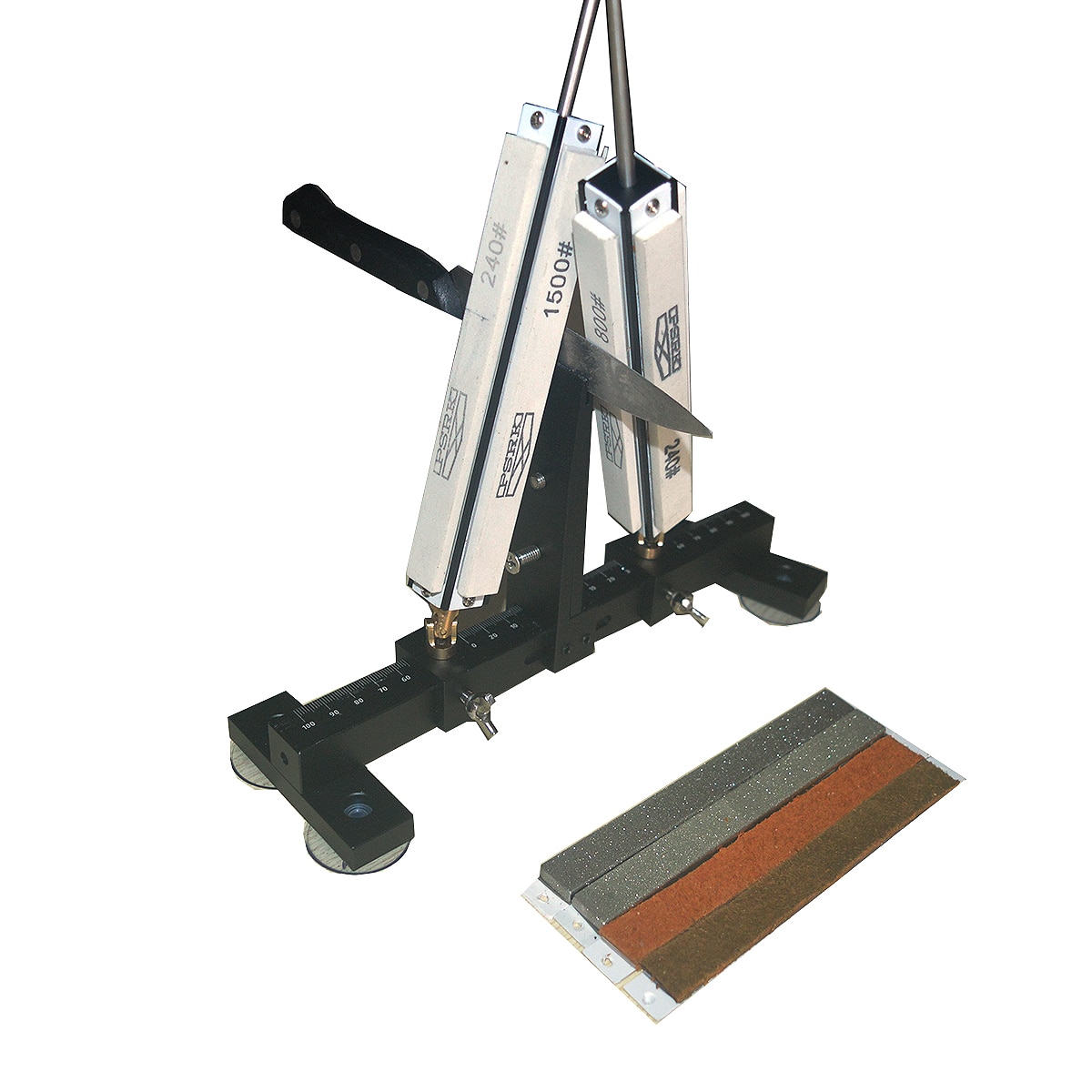 Knife sharpener Sharpening System Wicked Edge Precision Knife Sharpener Sharpens and diamond Hones water stone leather