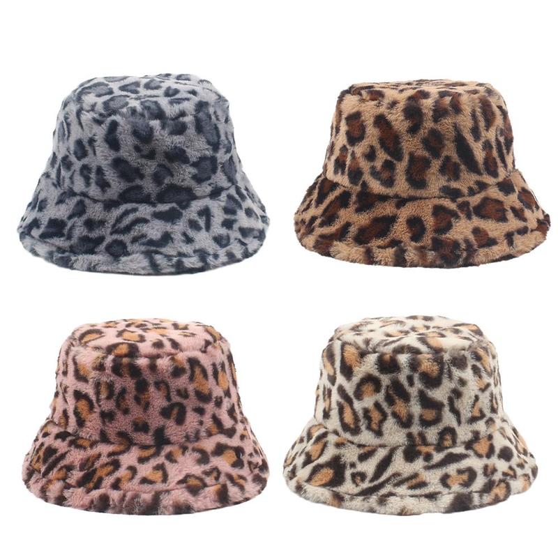 Appa Bucket Hat Hip Hop Lamb Wool Gorros Fishing Cap Fur Bucket Hat Plaid Panama Winter Warm Arrow Symbol Print Appa Bucket Hat